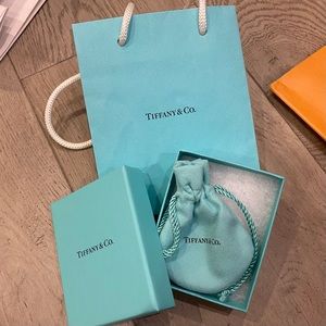 Tiffany jewelry box, bag and dust bag